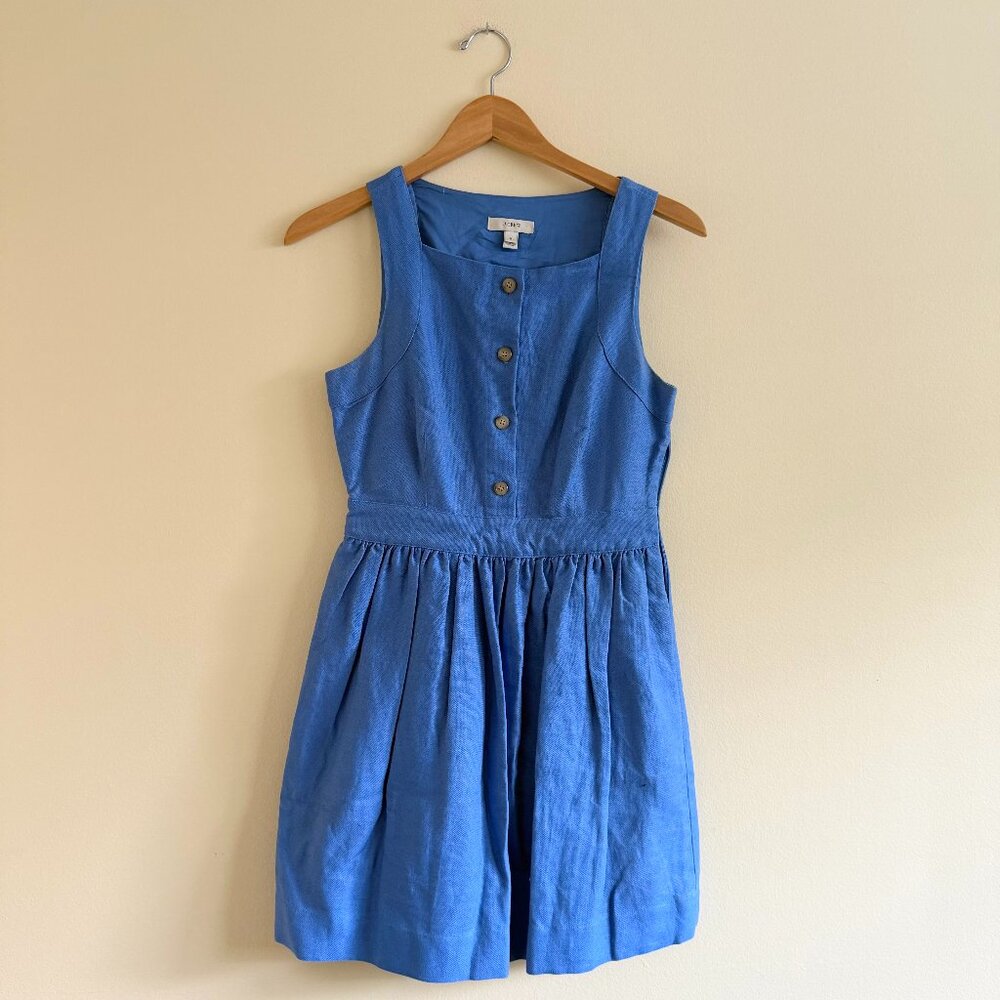 J.Crew "Button-Down Apron Dress"
